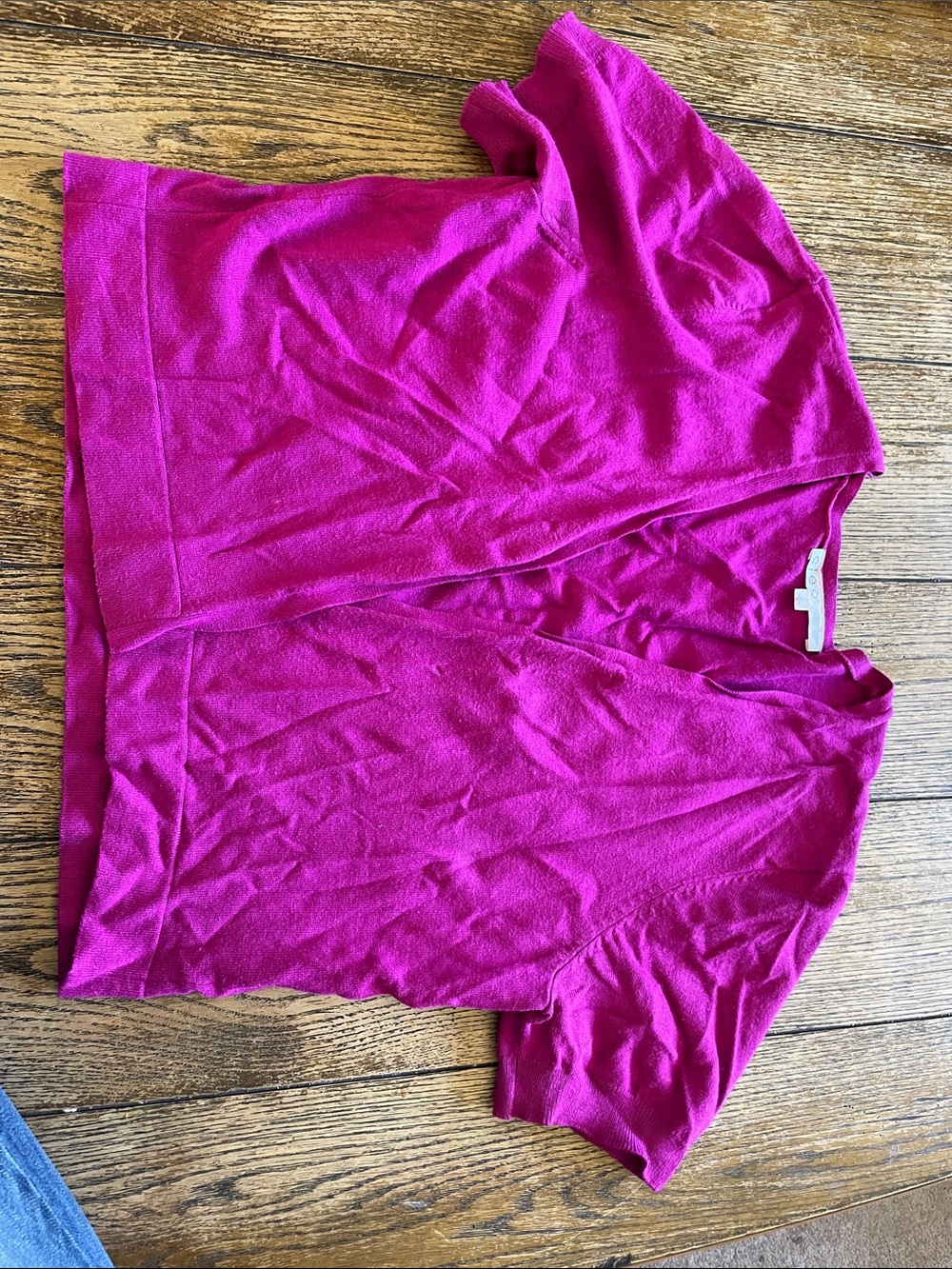 cleo Fuchsia Short-Sleeve Tunic Top